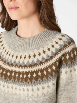 Rauma Ullvarefabrikk Damen-Rundhalspullover New