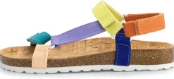 Grand Step Shoes Damensandale Baumwolle Multicolor Discount