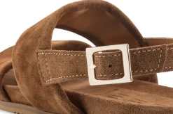 Ehm Damensandale Rauleder Cognac