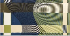 Oska Damenschal gestreift, blau-grün Online