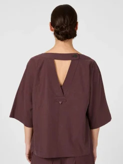 Christiane Strobel Damen-Schlupfbluse Weinrot Sale