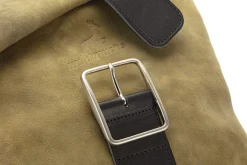 Ackermann Taschenmanufaktur Damen-Schultertasche Hirschleder, Oliv New