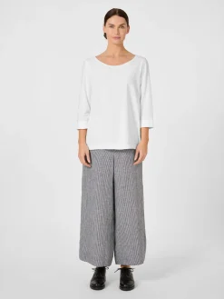 Oska Damenshirt Dreiviertelarm Weiß Outlet