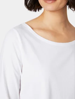 Oska Damenshirt Halbarm Weiß Sale