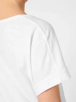 Oska Damenshirt Kurzarm Weiß Sale