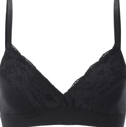 Comazo Damen-Spitzen-BH Schwarz New