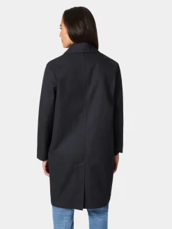 LangerChen Damen-Staubmantel Dunkelblau Outlet