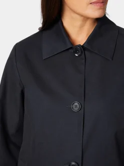 LangerChen Damen-Staubmantel Dunkelblau Outlet