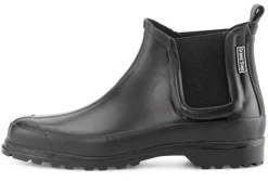 Grand Step Shoes Damenstiefelette Kautschuk-Gummi Schwarz Hot