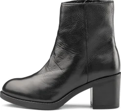Werner Schuhe Damenstiefelette Rindleder Schwarz Best