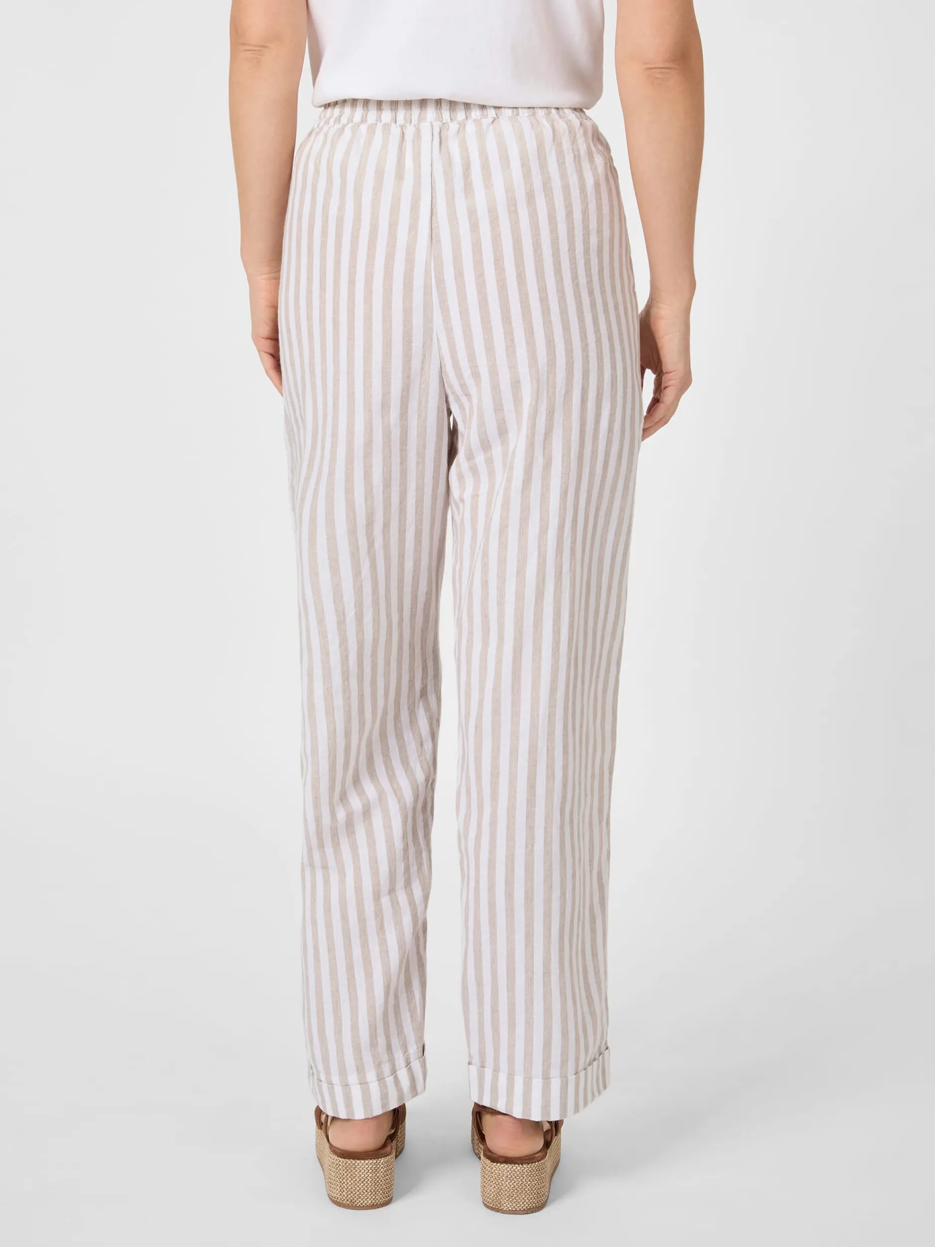 CARE BY ME Damen-Stoffhose gestreift Sale