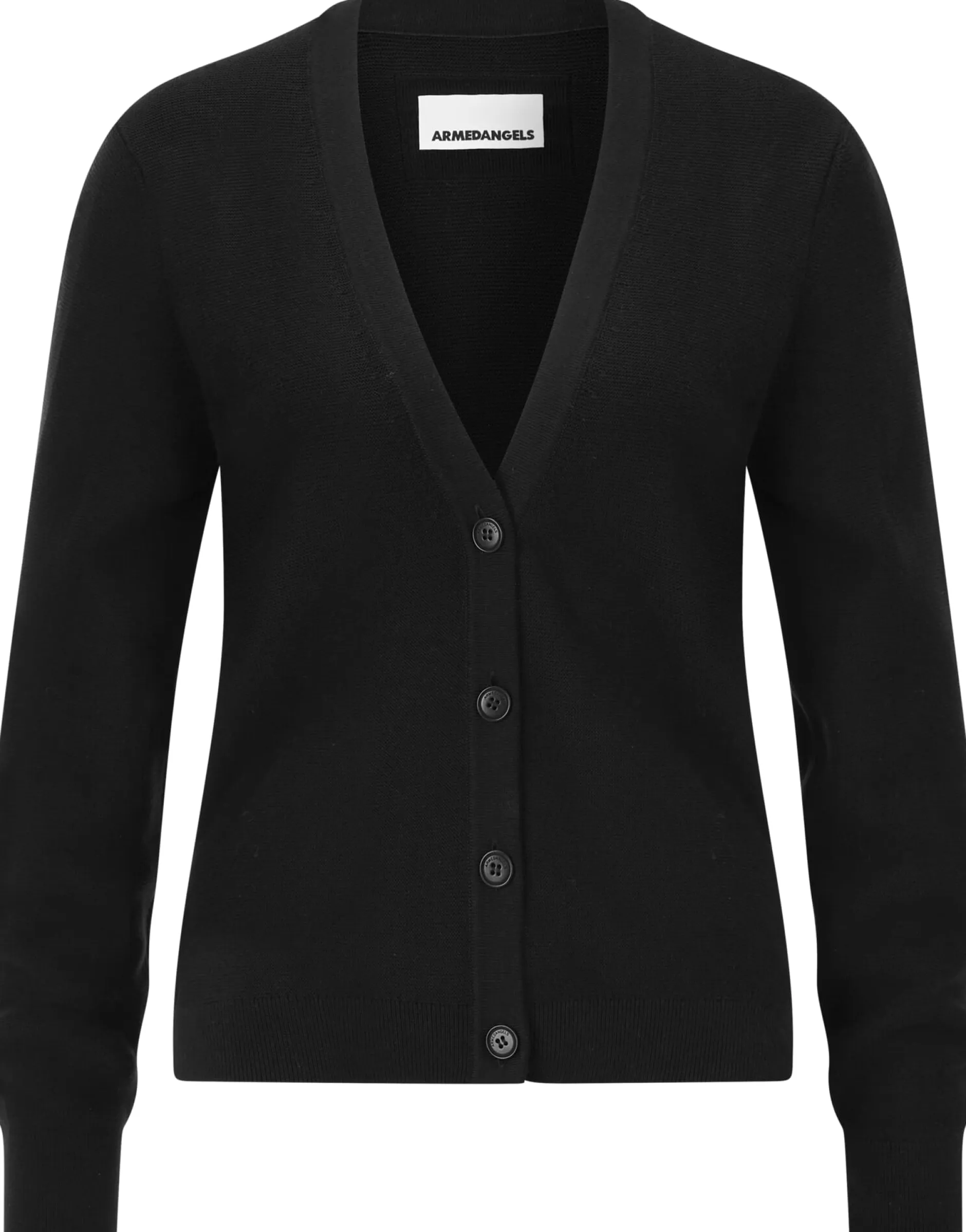 Armedangels Damen-Strickcardigan Baumwolle Schwarz Online
