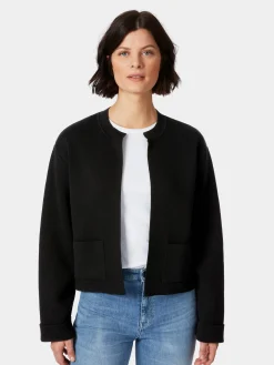 LANIUS Damen-Strickjacke Punto Milano Schwarz Best