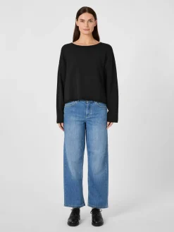 Jan ’n June Damen-Strickpullover Baumwolle Schwarz Sale