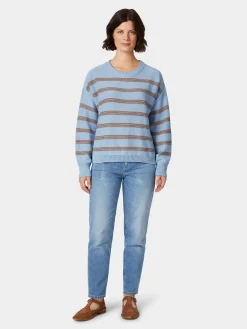 LANIUS Damen-Strickpullover gestreift Discount