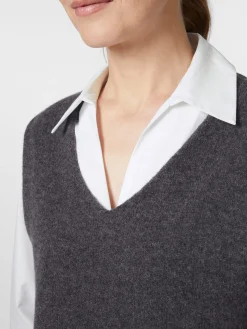 Eribé Damen-Strickpullunder Grau Best