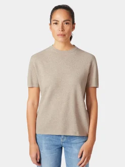 Rifò Damen-Strickshirt Natur Discount