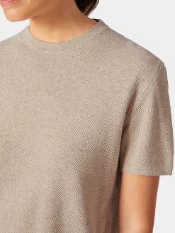 Rifò Damen-Strickshirt Natur Discount