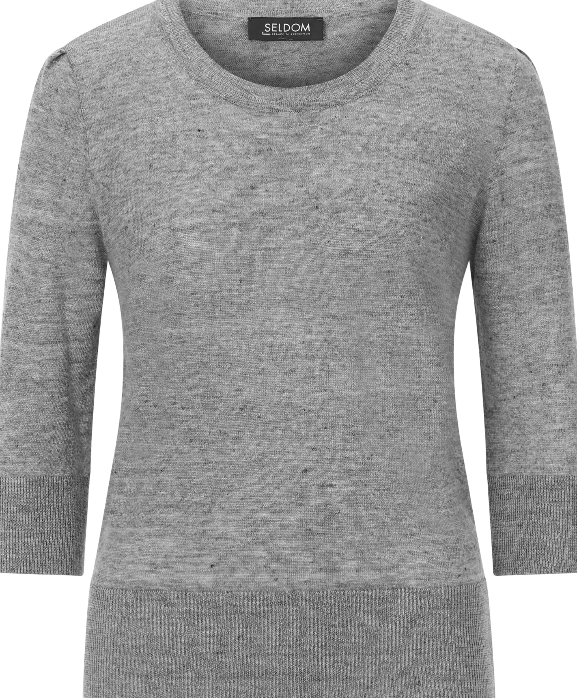 Seldom Damen-Strickshirt Dreiviertelarm