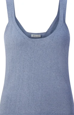 Rifò Damen-Stricktop Hellblau New