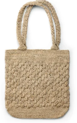 CARE BY ME Damen-Totebag gehäkelt, natur Hot