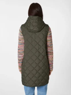 Ecoalf Damen-Trenchcoat 2in1 mit Weste Oliv Outlet