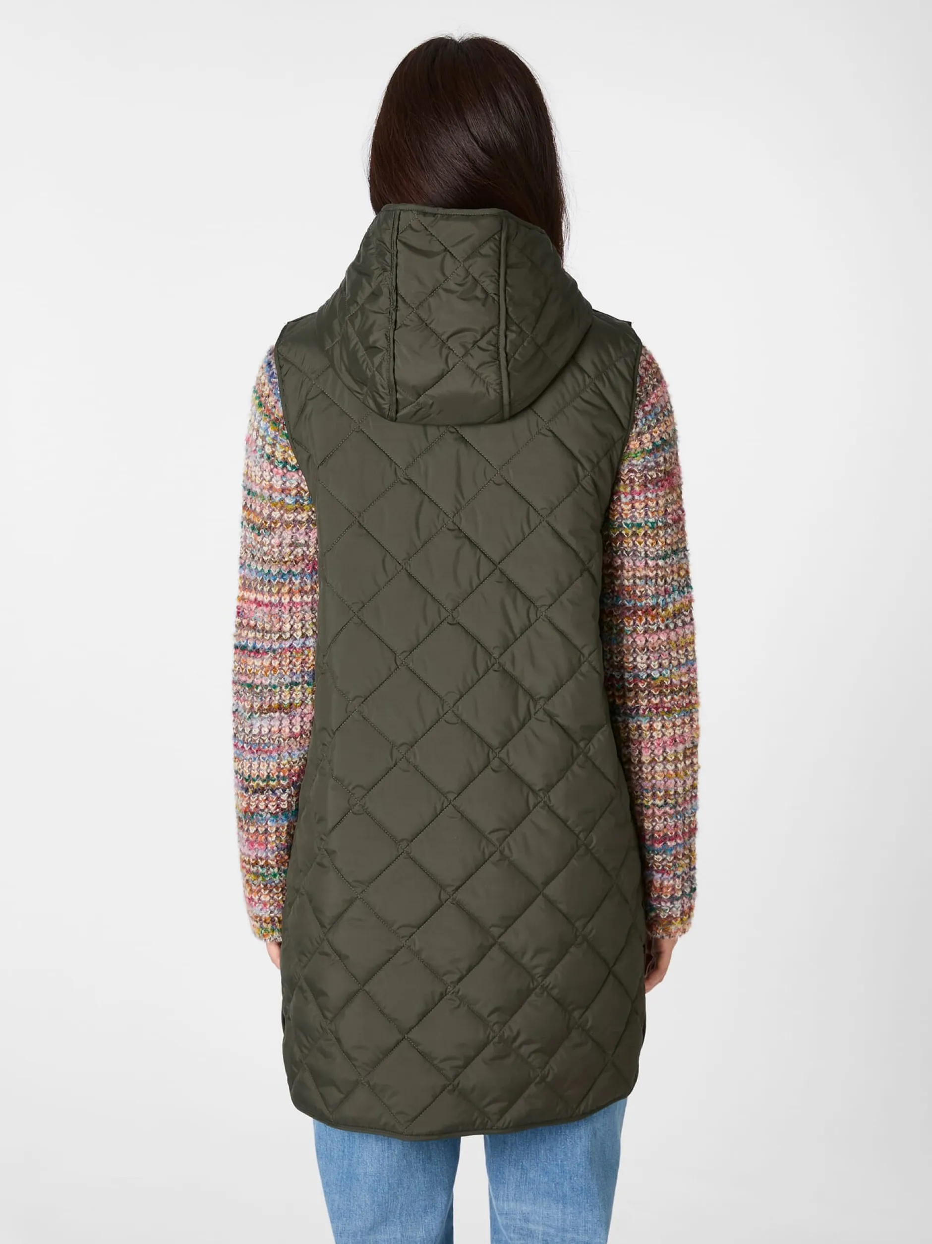 Ecoalf Damen-Trenchcoat 2in1 mit Weste Oliv Outlet