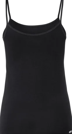 Comazo Damen-Unterhemd Spaghettiträger Schwarz New