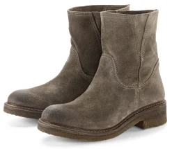 Astorflex Damen-Veloursboot Grau