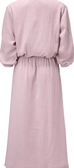 Manufactum Damen-Wickelkleid Musselin Rosé New