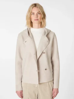 Oska Damen-Wolljacke Naturweiß Hot