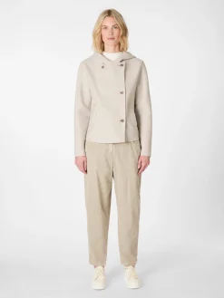 Oska Damen-Wolljacke Naturweiß Hot