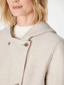 Oska Damen-Wolljacke Naturweiß Hot