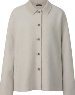 Oska Damen-Wolljacke Naturweiß Clearance