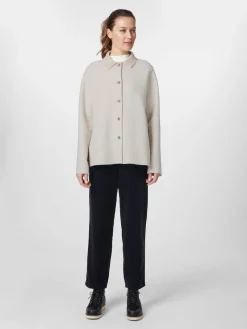 Oska Damen-Wolljacke Naturweiß Clearance