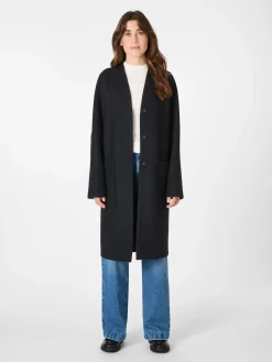 LangerChen Damen-Wollmantel Best