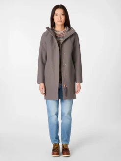 LangerChen Damen-Wollparka