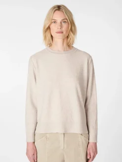 Oska Damen-Wollpullover Naturweiß Sale