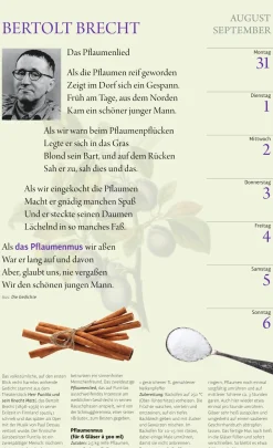 Athesia Kalenderverlag Der literarische Küchenkalender 2026 Clearance