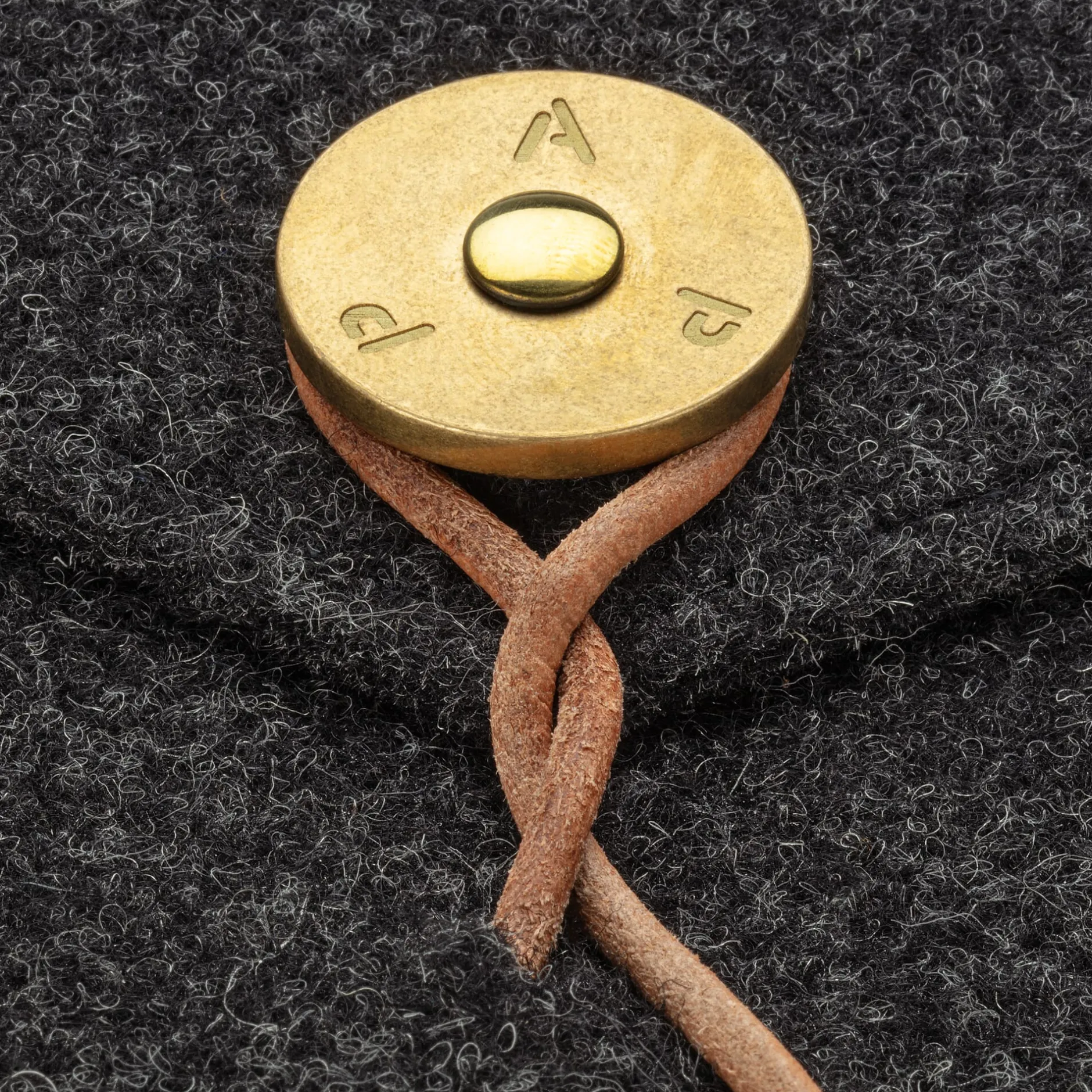 P.A.P. Sweden Dokumenten- und Tablethülle Wollfilz Anthrazit