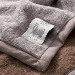 Brun de Vian-Tiran Doubleface-Decke Alpaka Hot