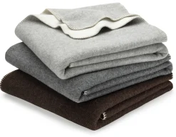 Steinbeck Doubleface-Decke Schurwolle