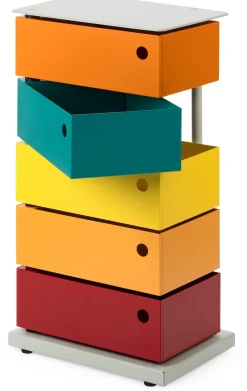 Dottus Trade Drehladen-Container Stahlblech 5-fach Polychrom Bruno Online