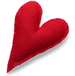 Terrible Twins Duftkissen Leinenherz Rot Online