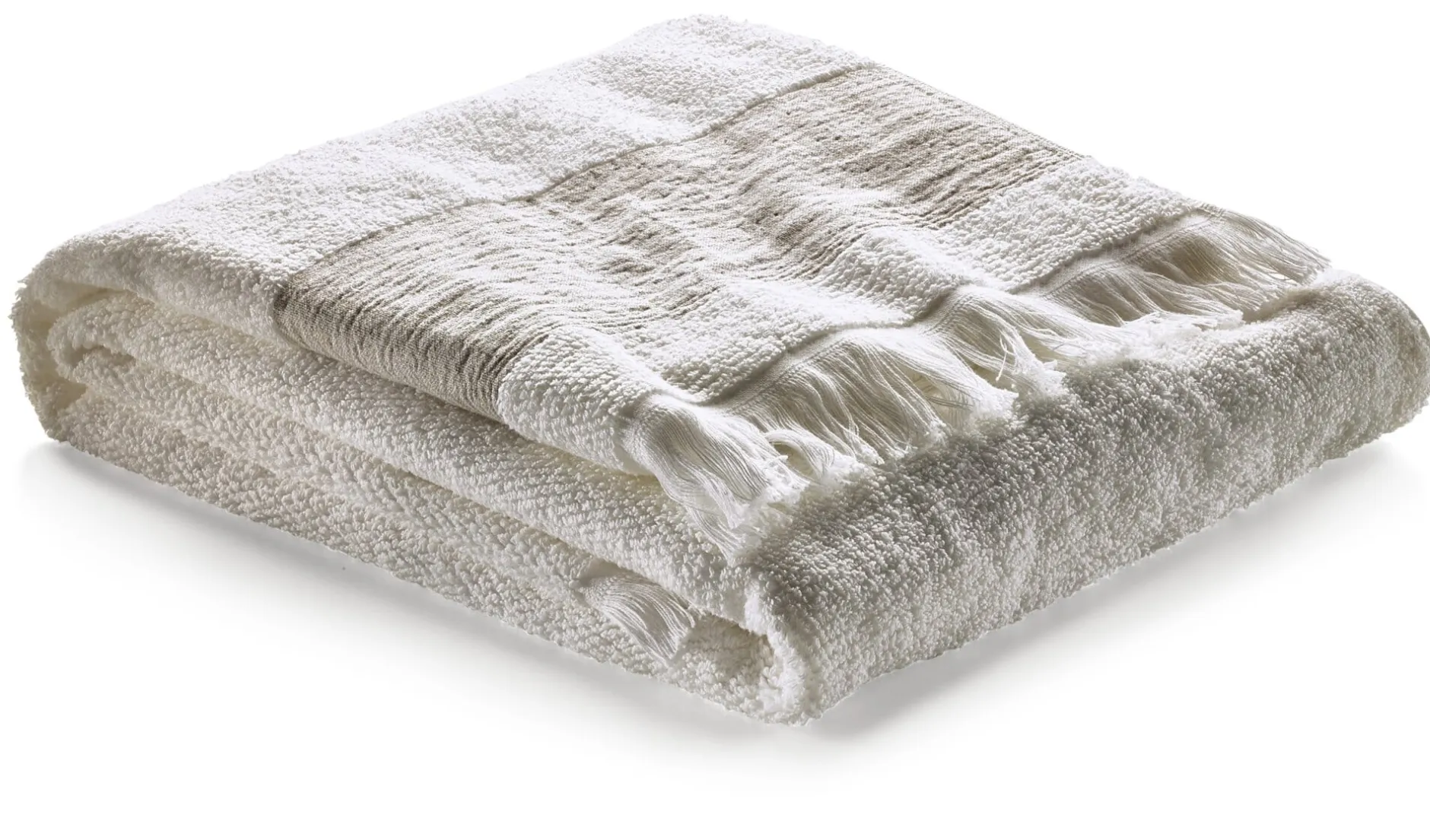 B Sousa Dias Duschtuch Leinenbordüre Hot