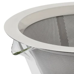 trendglas jena Edelstahl-Permanentfilter für Kaffeebereiter mit Dauerfilter Borosilikatglas Best