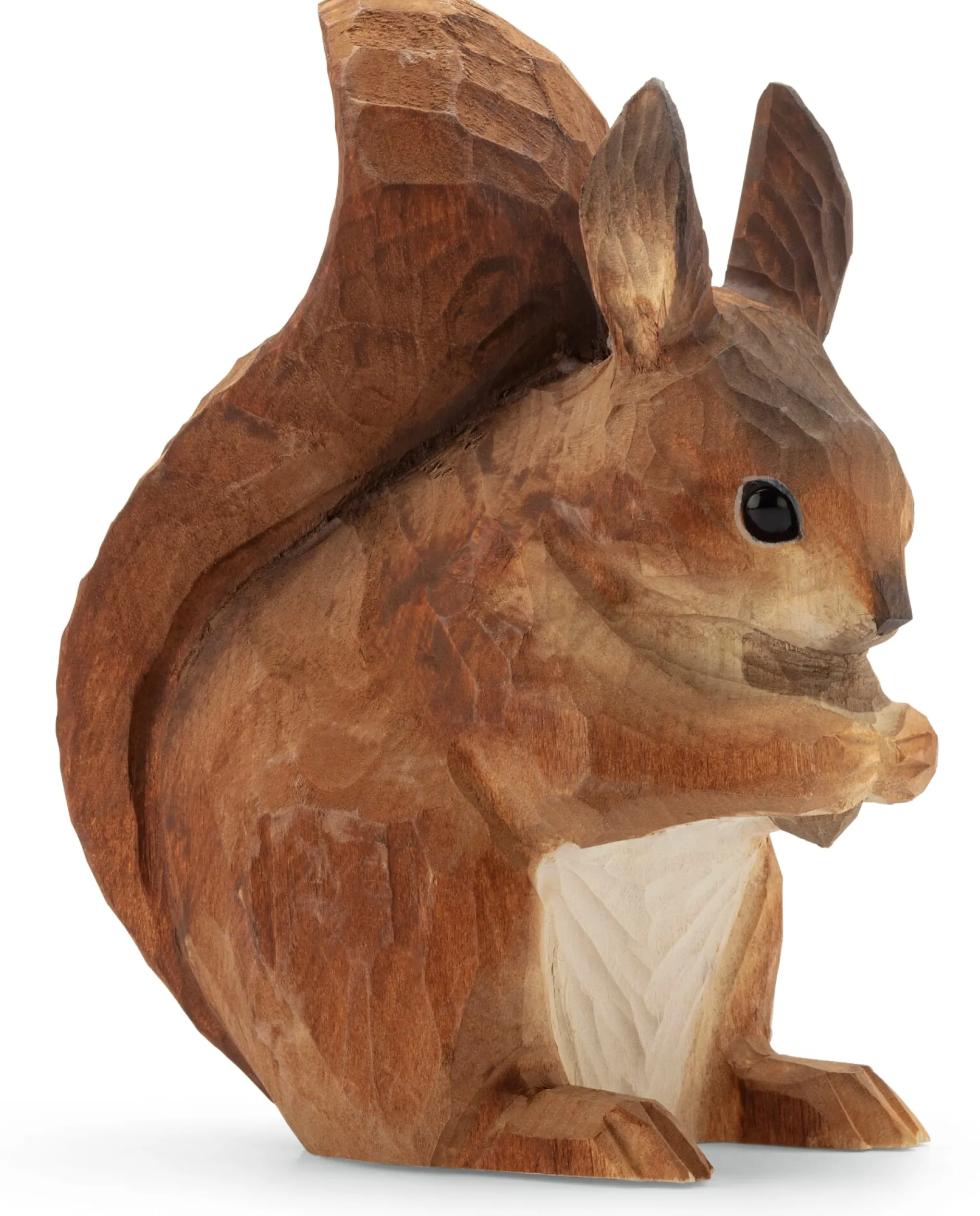 Wildlife Garden Eichhörnchen Lindenholz handgeschnitzt Best