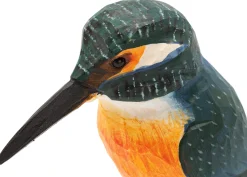 Wildlife Garden Eisvogel Lindenholz handgeschnitzt Online