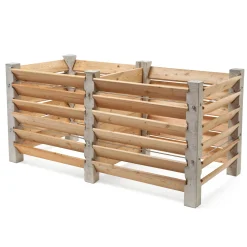 Vollmer Metallbau Erweiterung zur Kompostkiste Kiefernholz