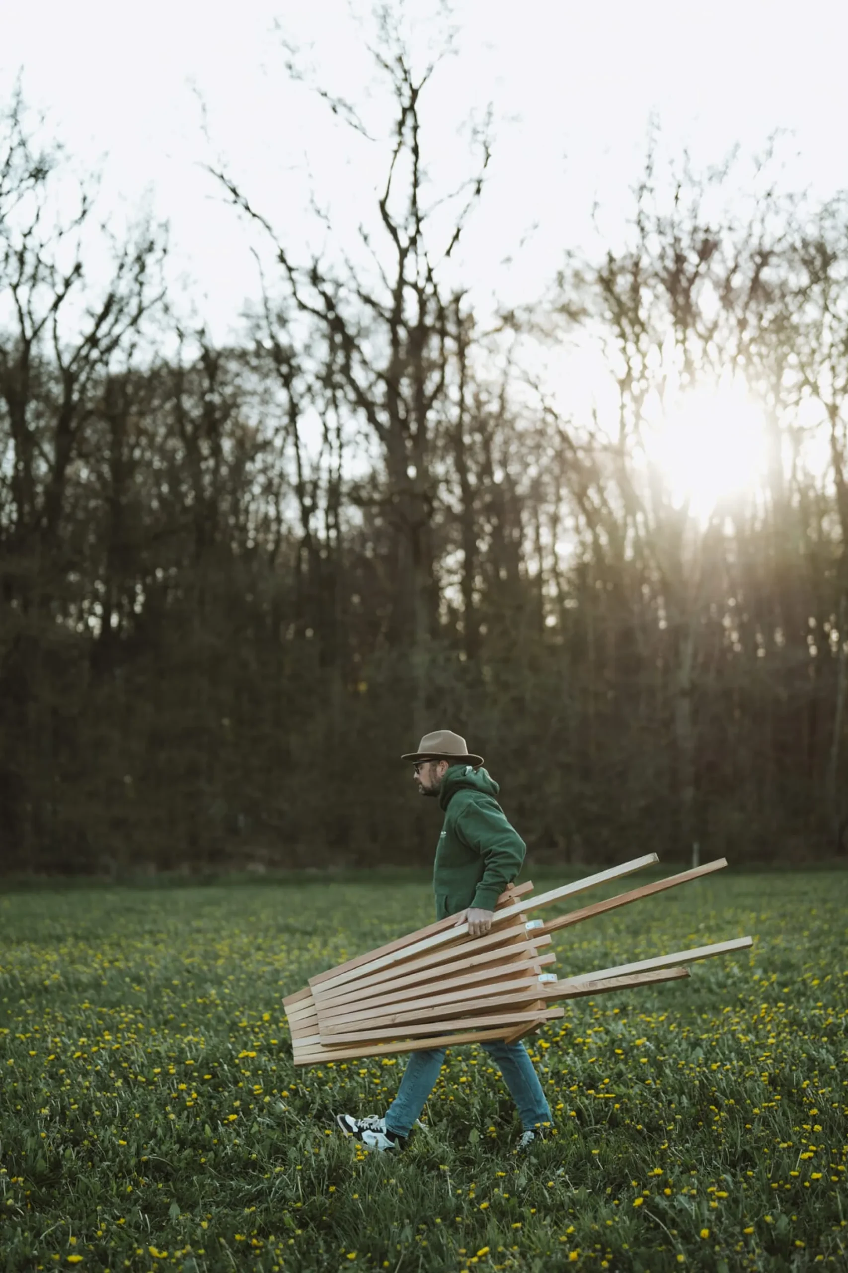 Weltevree Faltliege Woodlounger